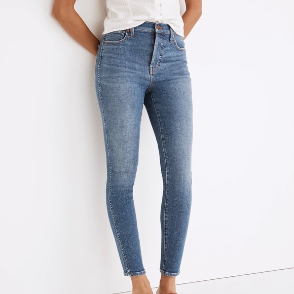 MADEWELL High Rise Skinny Jean - Picture 1 of 8